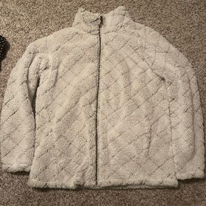 St. John’s Bay White Fur Jacket (very soft) - Size L